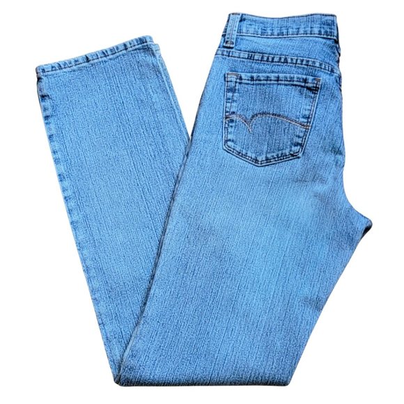 Vintage Lois Jeans & Jackets Mom-Style Light Blue Faded Size 2 US (Waist = 27) - Picture 2 of 10